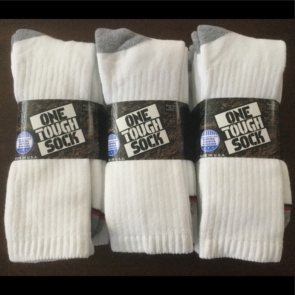 Heavy Duty Work Boot Crew Socks - ONE TOUGH SOCK